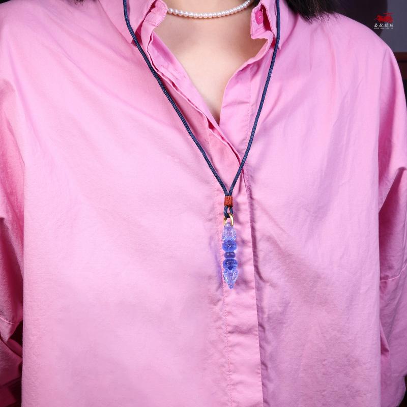 ネックレス 男性用 女性用 薬師如来 金剛杵 八臂観音 地蔵菩薩 弥勒菩薩 護符 お守り ペンダント ブルー グリーン ゴールド オレンジ ピンク