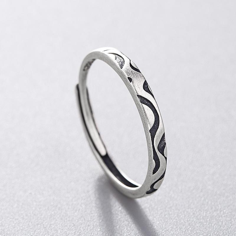 指輪 ペアリング シルバー925 滄海桑田 愛の証 記念日 プレゼント シルバーリング 男性用 女性用 カップルリング