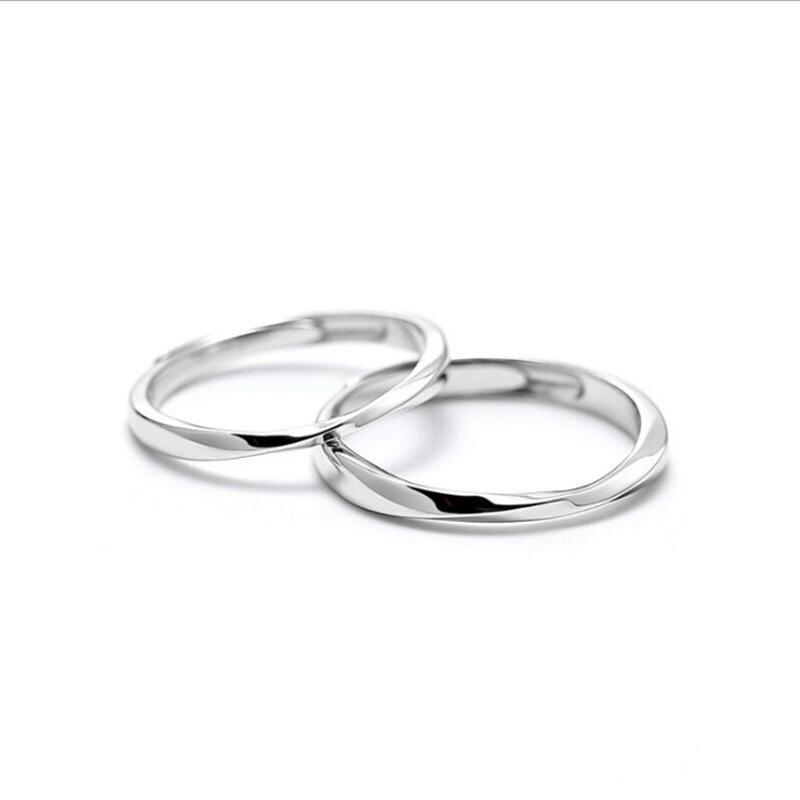 Other , Materials - 指輪 ペアリング 男性用 女性用 925シルバー シルバーリング カップル モビウスリング 結婚 ラッキーアイテム オープンリング