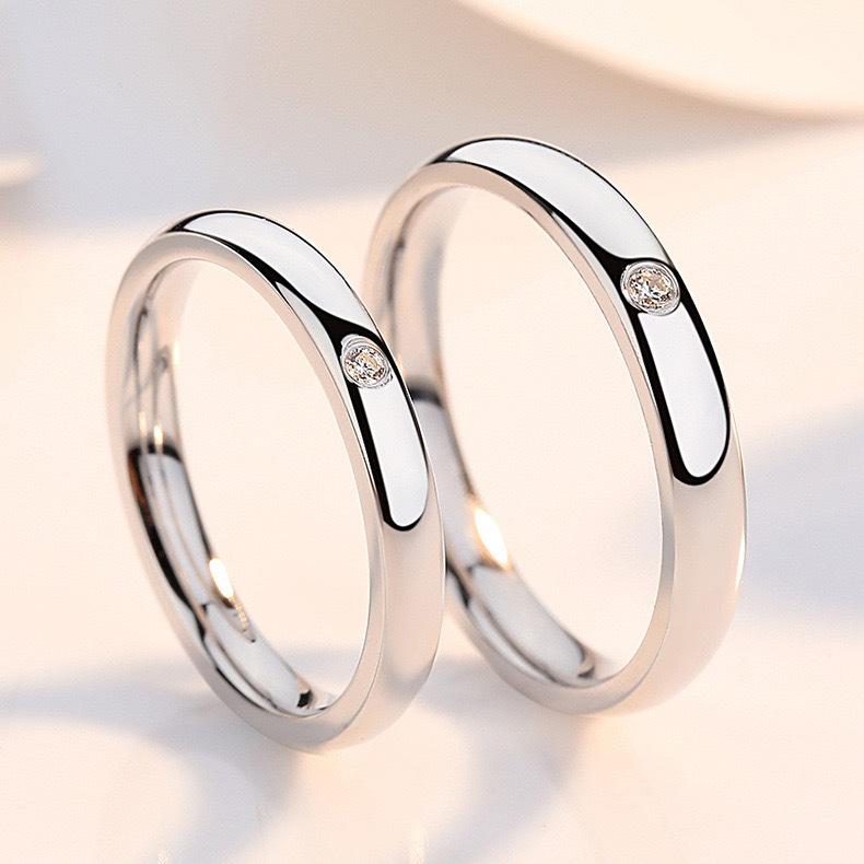 Other , Materials - 指輪 ペアリング S925 シルバー カップル お揃い オープンリング シルバーリング リング 男女兼用 アクセサリー 銀 指輪 アニバーサリーリング