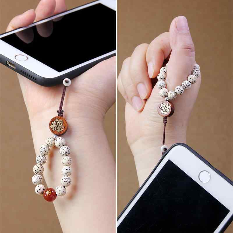 スマホストラップ レディース メンズ 星月菩提 指リング 落下防止 おしゃれ かわいい ショートストラップ ハンドストラップ スマートフォン 携帯ストラップ