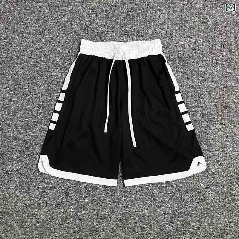 バスケットボールパンツ 男性用 女性用 スポーツ ハーフパンツ ポリエステル 吸湿...