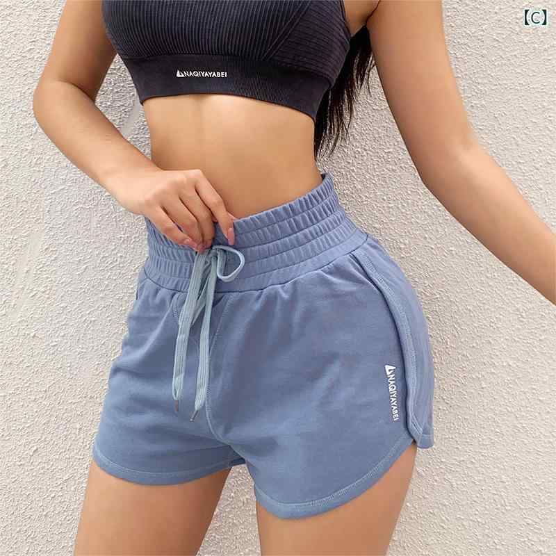 ショートパンツ レディース スポーツ カジュアル 高 elastic 高 elastic 吸湿速乾 ...