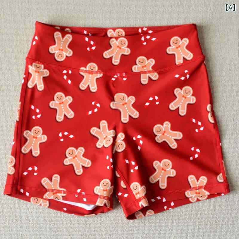 ヨガパンツ レディース ショートパンツ スパッツ 高 elastic ヒップアップ 赤 ジン...
