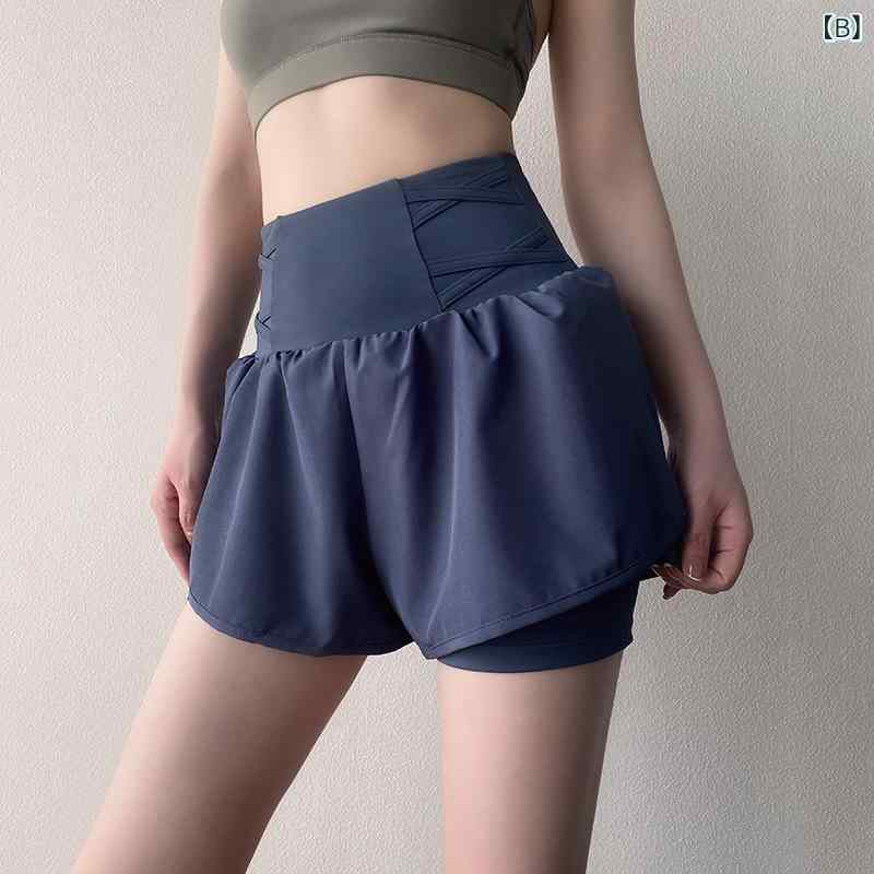 ショートパンツ レディース 高腰 腹部コントロール スポーツ 短パン 速乾性 伸縮性...