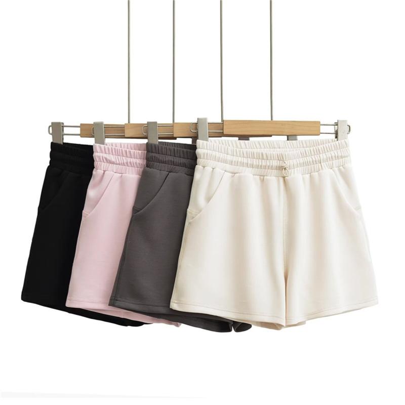 ヨガパンツ レディース 短パン 4分丈 運動着 コットン 高腰 ホットパンツ ショーパン 部屋着 ルームウェア スポーツ カジュアル 伸縮性 吸湿性 通気性 ブラック ピンク系 グレー系 ホワイト