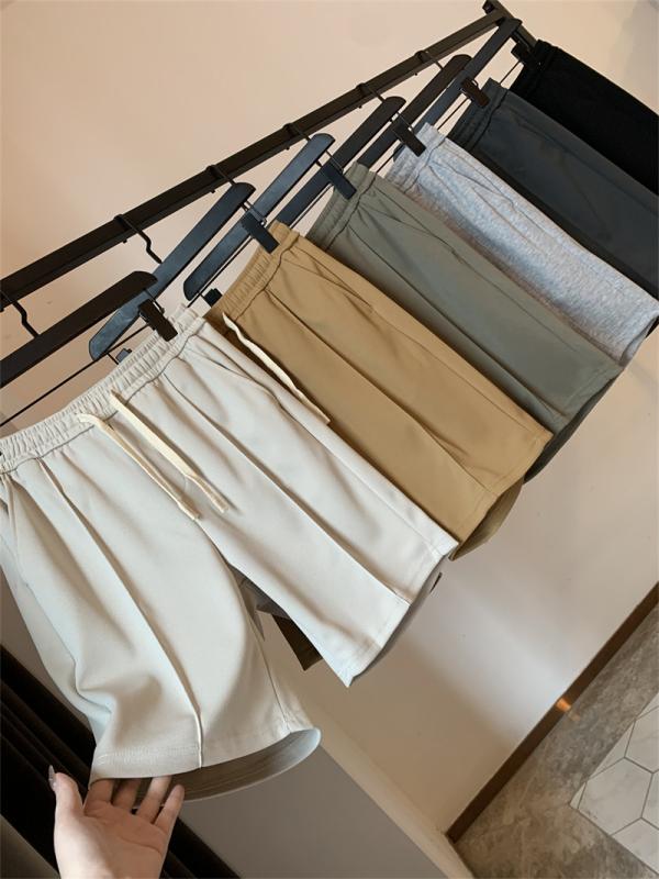 ハーフパンツ メンズ 男性用 ワッフル 接触冷感 ストレッチ 伸縮性 普段使い 部屋着 ルームウェア スポーツ アウトドア 花灰 樹灰 栗茶 鉄灰 黒 白