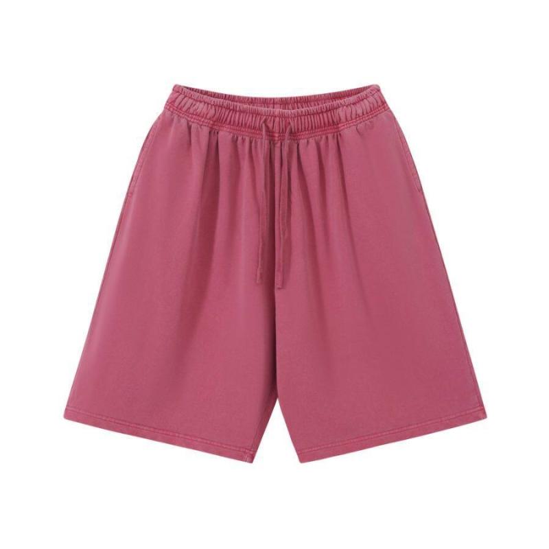 ショートパンツ レディース ダメージ加工 ハイウエスト ゆったり グレー ピンク系 レッド カーキ オリーブドラブ ダークブルー コーヒー色 オフホワイト ブラック スイカレッド ネイビー パープル S M L XL 2XL 3XL 4XL 5XL 直筒