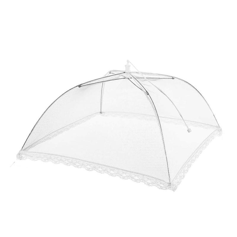 フードカバーダイニングテーブルカバーダイニングテーブル蚊帳折りたたみ式メッシュフードカバーハエ防止蚊よけカバーメッシュフードカバー通気性防塵保管が簡単キッチン屋内および屋