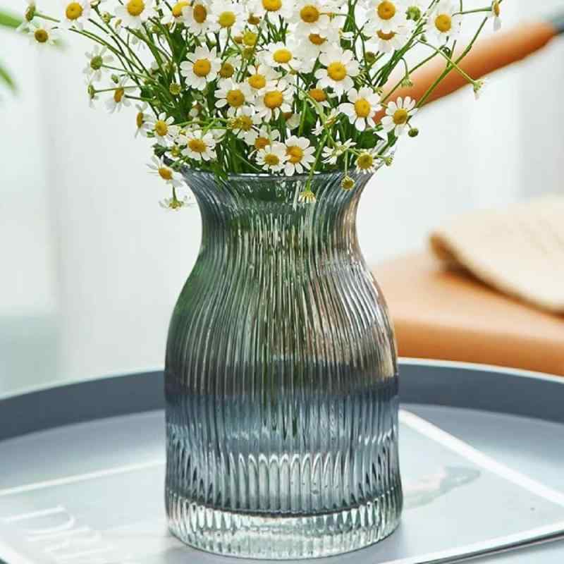 花瓶 ガラス 花瓶 おしゃれ 花器 一輪挿し ガラス 花瓶 クリア ガラス フラワーベース 大 ストレート型円柱 ガラス製 花瓶 花器 透明 ..