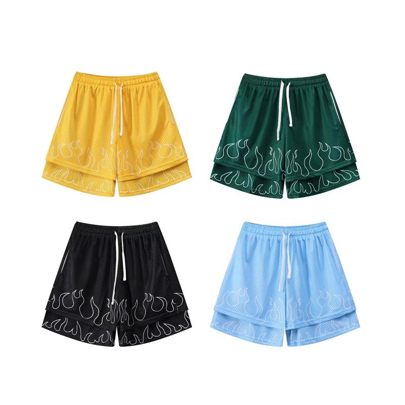ショートパンツ 男性用 バスケットボールパンツ ルーズフィット スポーツ カジュア...