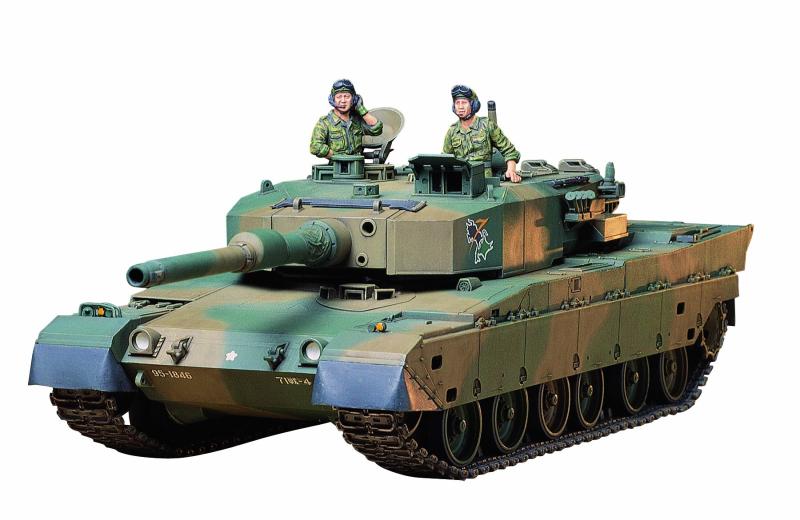 【中古】タミヤ 1/35 ミリタリーミニチュアシリーズ No.208 陸上自衛隊 90式戦車 プラモデル 35208