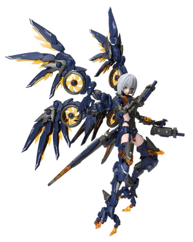 【中古】童友社 NUKE MATRIX CYBER FOREST FANTASY GIRLS 3 HURRICANE ASSAULT REVENGER:PROTOTYPE YAEGER Amelia.Hartmann 1/12スケール 全高約160mm