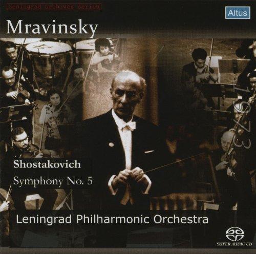 【中古】ショスタコーヴィチ : 交響曲 第5番 (Shostakovich : Symphony No.5 / Mravinsky, Leningrad Philharmonic Orchestra) (1973) [SACDシングルレイヤー] linears-11289806 LINEAR shop パッケージ画像
