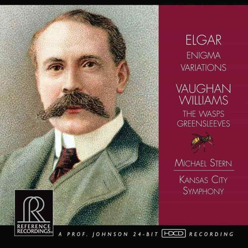 【中古】イギリス作曲家の管弦楽曲集 (Elgar : Engima Variations Vaughan Williams : The Wasps , Greensleeves / Michael Stern , Kansas City Sympho