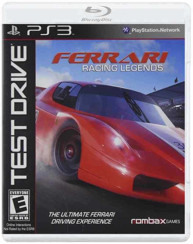 Test Drive: Ferrari Legends (輸入版) - PS3Some overseas game software will not work on Japanese game consoles. Please refer to the version of the game machine you have in advance and check if it works with the compatibility table below.【 ご注文確定のタイミングについて 】 商品は他サイトでも販売しているため、在庫反映にタイムラグが生じる場合がございます。入れ違いで完売となった際は、速やかにメールでご連絡の上、キャンセルのお手続きをさせていただきます。 【 ご購入前の確認事項 】お届けする商品は、画像と全く同一の状態ではない場合がございます。 中古品のため、以下の点が含まれる可能性がございますが、動作に影響はございません。　 1. 微細なキズ、汚れ　 2. 経年劣化による変色や使用感 製品の性質をご了承の上、ご注文をお願いいたします。【 初期不良への対応ガイド 】商品到着後、まずは動作や状態のご確認をお願いします。初期不良に関しては、商品が到着後3日以内まで保証いたします。 1. 連絡先： 購入履歴内「ショップへ問い合わせ」よりご連絡ください。 2. 交換： 代わりの品がある場合は、最短で発送いたします。 3. 返金： 代替品がご用意できない場合に限り、キャンセル（全額返金）処理をさせていただきます。【 ご購入前にご確認ください：付属品について 】中古品の特性上、お届けする内容は以下の通りとなります。◯ 付属するもの： 本体の動作に必要最低限のパーツ（電源ケーブル等）× 付属しないもの： 外箱、取扱説明書、ドライバCD、その他限定特典△ 保証対象外： 封入されているダウンロードコードやシリアル番号（使用不可とお考えください）※商品名に「特典付」とあっても、中古品のため欠品している場合がございます。正確な内容を確認したい場合は、ご購入前に「ショップへ問い合わせ」よりお気軽にご質問ください。【 海外版ソフトのご注意点 】 「輸入版」「海外版」と記載のあるソフトは、日本版の本体では起動しない場合がございます。 1. 対応確認： ご使用のゲーム機で動作するか、必ず事前にお調べください。 2. メーカー保証： 日本国内のメーカーサポートは受けられません。 3. 返品・交換： 互換性がないことによる動作不良は、返品の対象外となります。