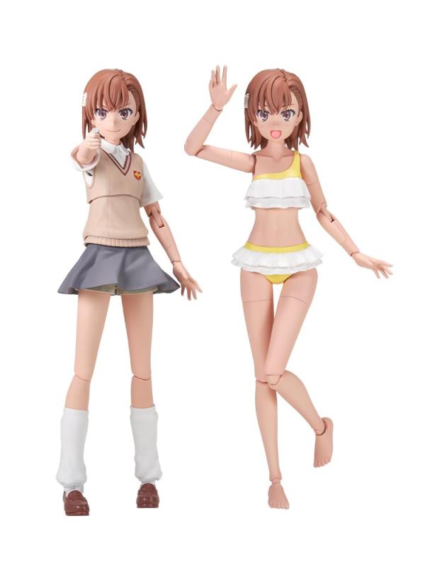 KADOKAWA PLASTIC MODEL SERIES 「とある科学の超電磁砲T」 御坂美琴 全高約163mm 色分け済みプラスチックモデル