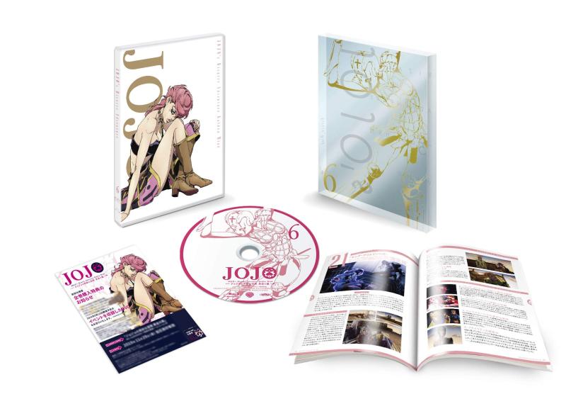 [중고] 조조의 기묘한 모험 황금의 바람 Vol.6 (21~24화/초회 사양판) [Blu-ray]