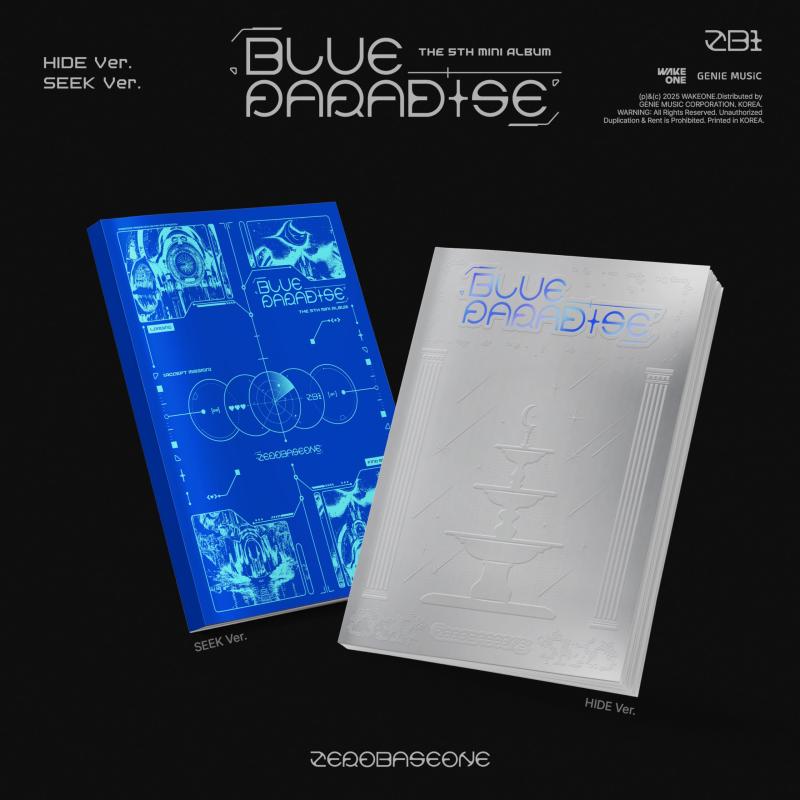 【中古】【ランダム】ZEROBASEONE 5th Mini Album BLUE PARADISE SEEK / HIDE Ver.