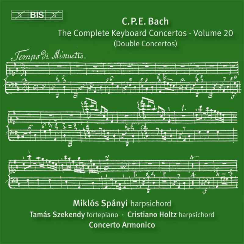 【中古】C.P.E.バッハ : 鍵盤協奏曲全集 Vol.20 (C.P.E.Bach : The Complete Keyboard Concertos Vol.20 (Double Concertos) / Miklos Spanyi , Tama