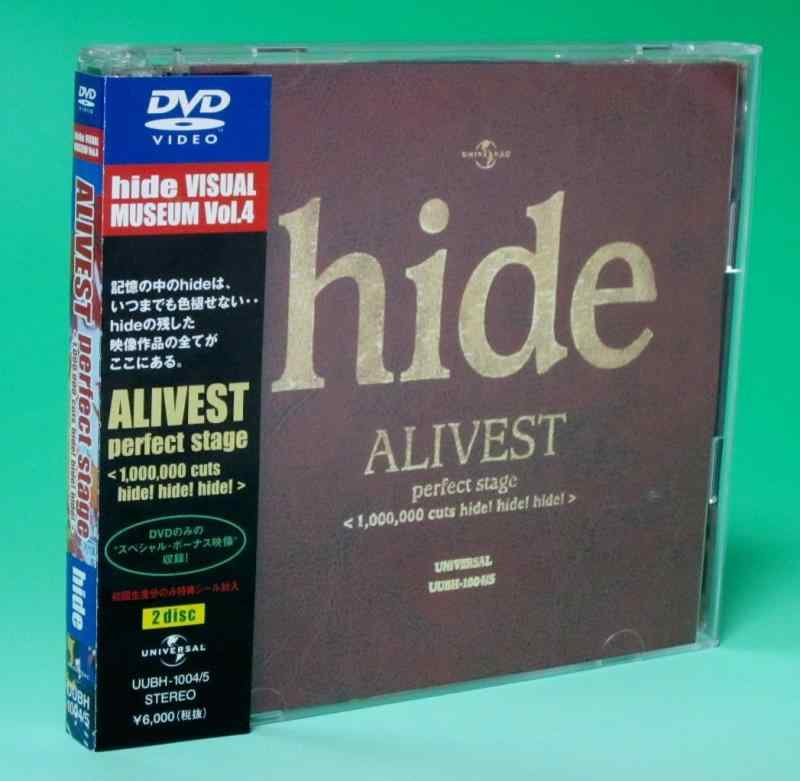【中古】"ALIVEST～perfect stage〈1,000,000 cuts hide hide h" [DVD]