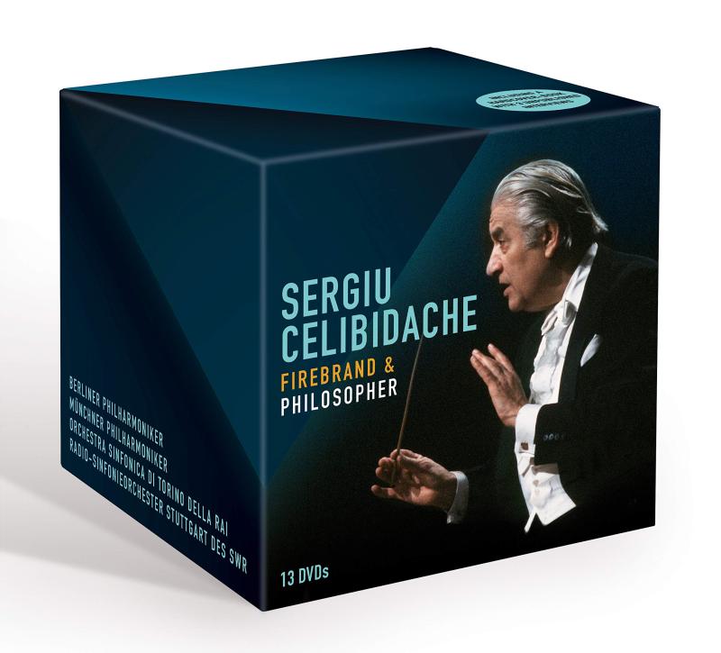【中古】セルジュ チェリビダッケ DVDボックス ブック (Sergiu Celibidache / Firebrand Philosopher –13 DVD BOX and Book) 13DVD Import Euro