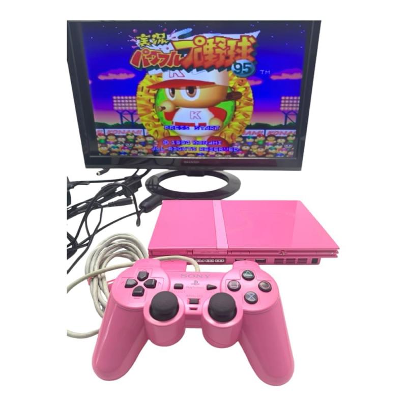 【中古】PlayStation 2 ピンク (SCPH-77000PK) 【メーカー生産終了】