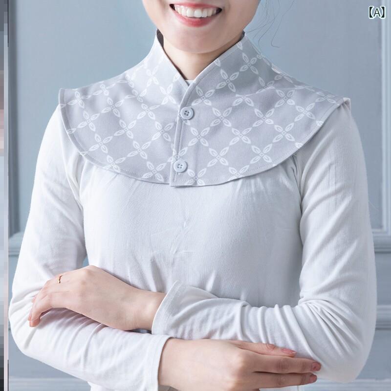 頸 椎の 暖かい 防寒 夏 肩 ガード 四季の ネック ベルト ベスト ネックカバー 睡眠用 綿 女性 防寒用小 スカーフ