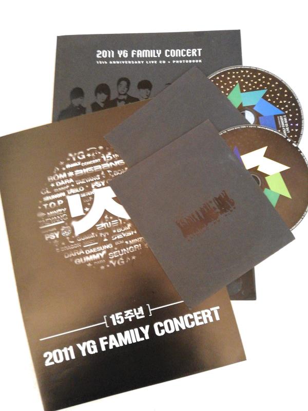 【中古】YG Family - 15th Anniversary 2011 YG Family Concert Live (2CD+写真集) (韓国盤)