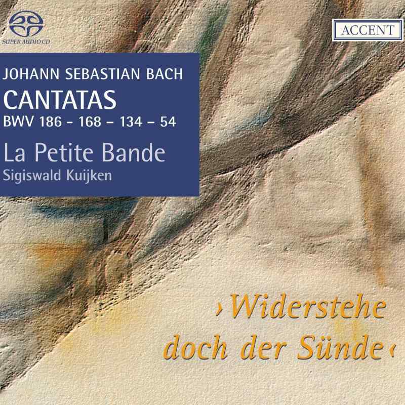J.S.バッハ : カンタータ集 Vol.17 (Johann Sebastian Bach : Cantatas BWV 186 - 168 - 134 - 54 / La Petite Bande , Sigiswald Kuijken -