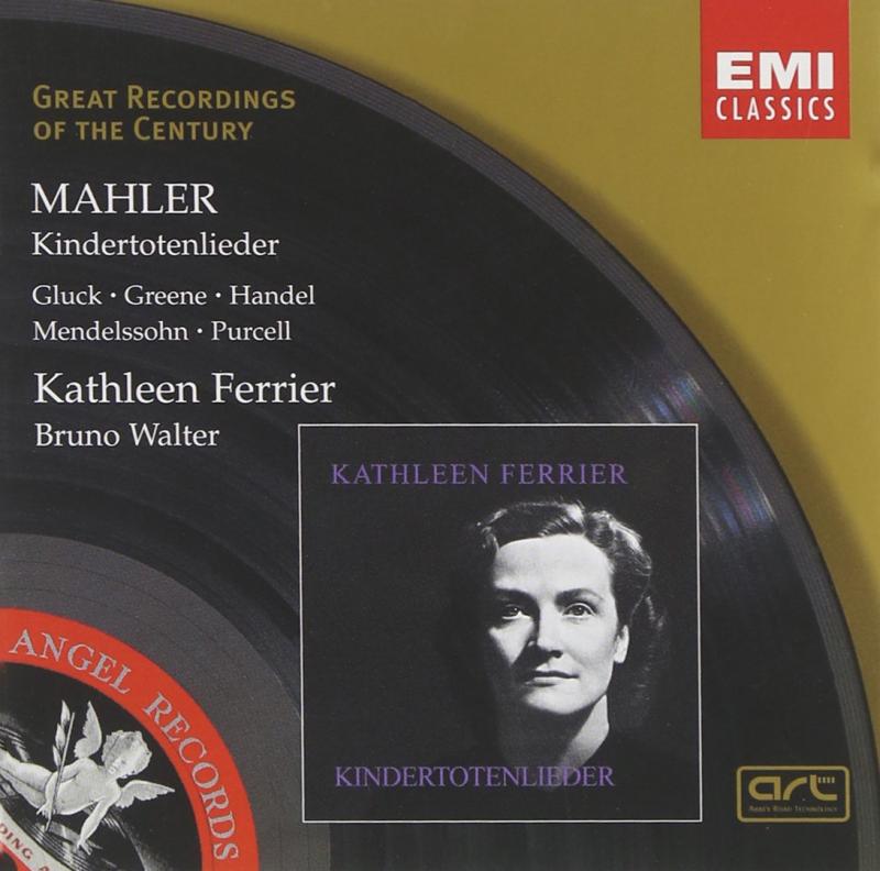 Great Recordings Of The Century - Mahler: Kindertotenlieder; Gluck, etc / Ferrier, Walter