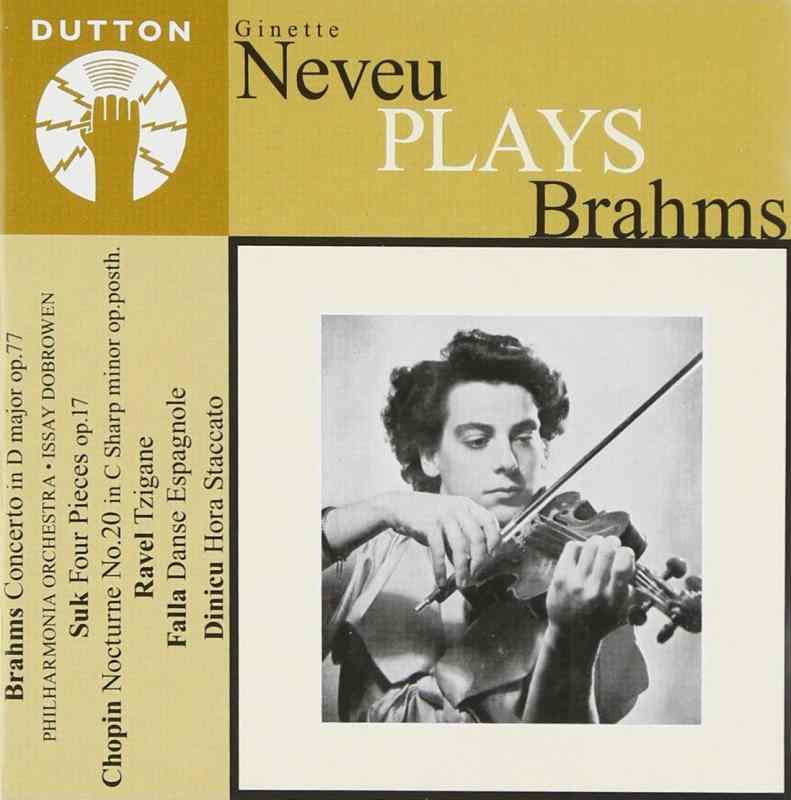 Ginette Neveu Plays Brahms