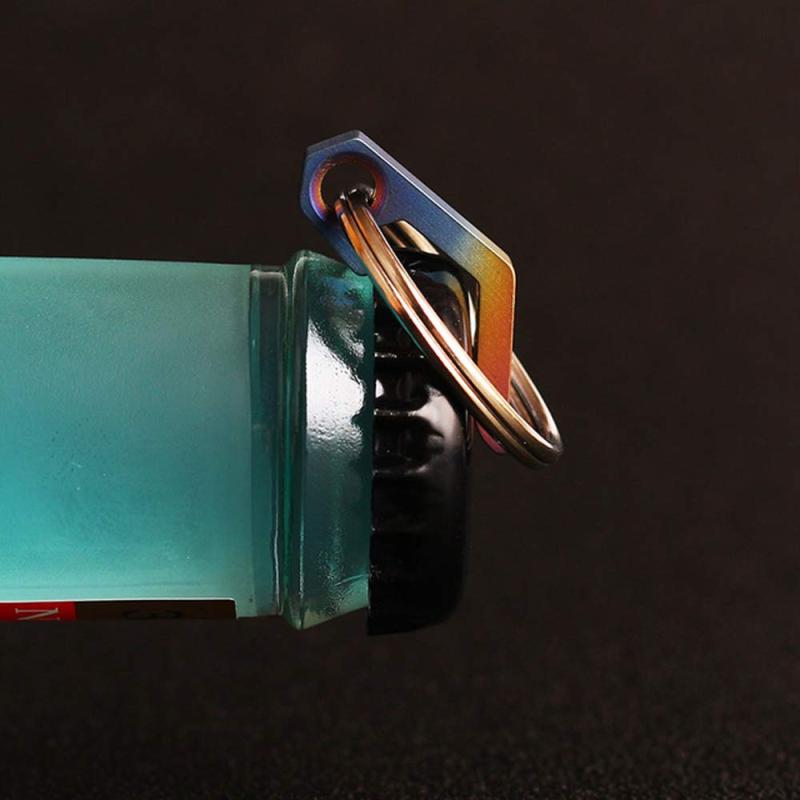 HJ ボトルオープナー ミニ チタン合金 栓抜き キーリング付き 携带 ワインオープナー キーホルダー 小型 キャンプ ビン蓋を開ける コンパクト ミニ linears-11400062 LINEAR shop サンプル画像3