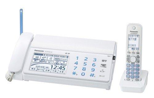 【中古】パナソニック おたっくす デジタルコードレスFAX 子機1台付き ホワイト KX-PD702DL-W
