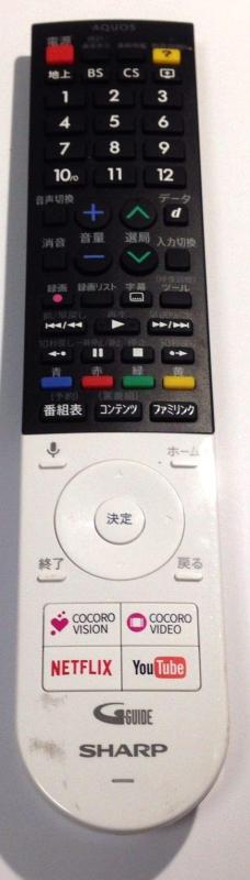 乐天商城 - 【中古】シャープ テレビ リモコン GB243SA