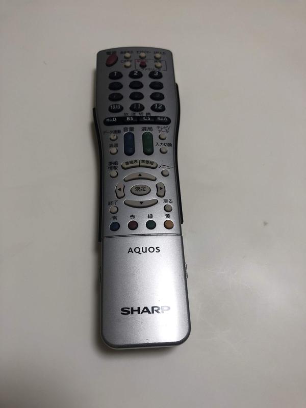 For Audios - 【中古】シャープ(AQUOS)純正リモコン GA765WJSA (0106380299)