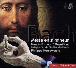 【中古】Bach : Mass in B minor, Magnificat, Cantate BWV 80 / Herreweghe (incl. bonus CD-Rom)