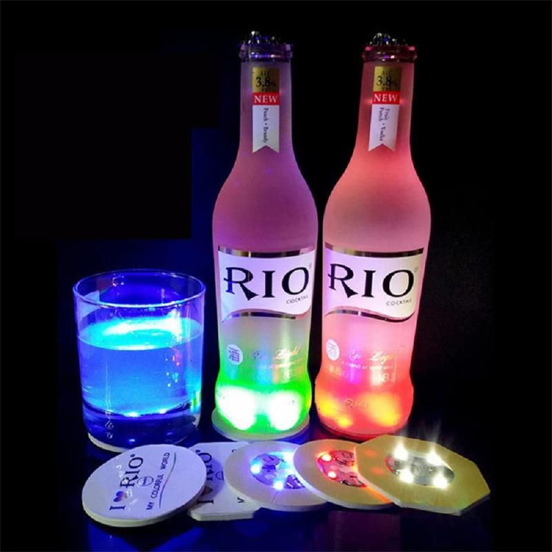 20個マルチカラーLEDバーライトアップコースタードリンクカップ、ワイン酒ボトルコースター雰囲気ライトキッチンアクセサリーのためのステッカー linears-11421941 LINEAR shop サンプル画像2