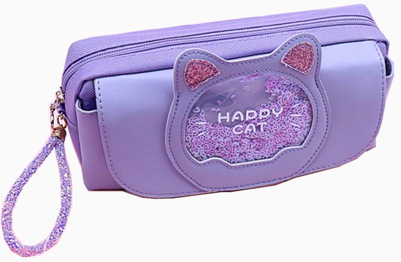 Rakuten - MAYACAT キラキラペンケース きらきら 筆箱 可愛い かわいい おしゃれ 大容量 文房具 小学生 女の子 中学生 高校生 プレゼント 入学祝い 猫 ビーズ 収納 持ち運び