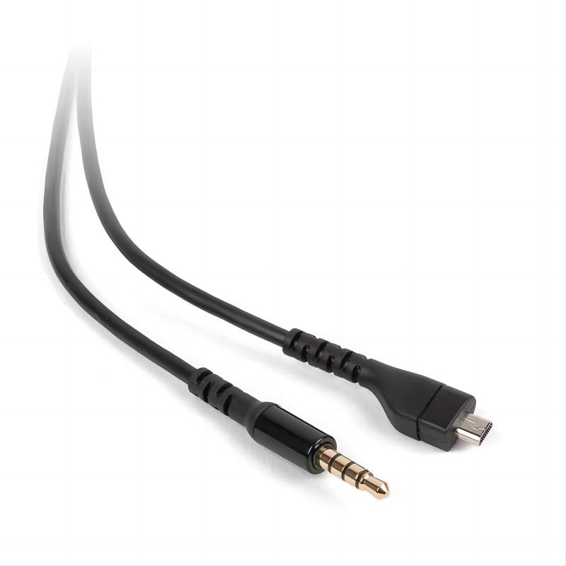 HEADSET TO 4-POLE 3.5MM Audio Cable for SteelSeries Arctis 3, Arctis Pro Wireless, Arctis 5, Arctis 7, Arctis Pro Gaming Headse