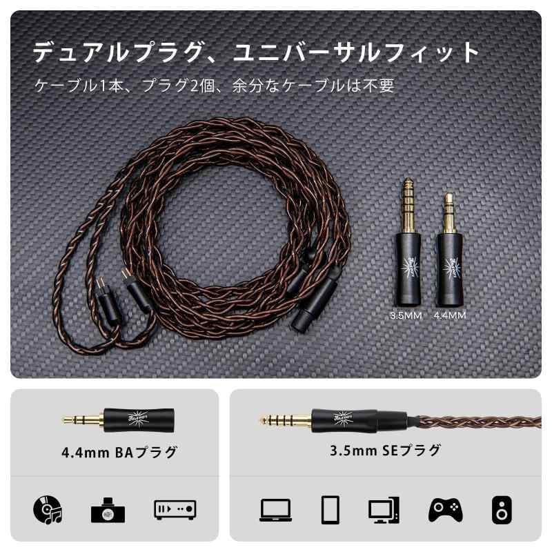 Linsoul Kiwi Ears Terrasイヤホンアップグレードケーブル