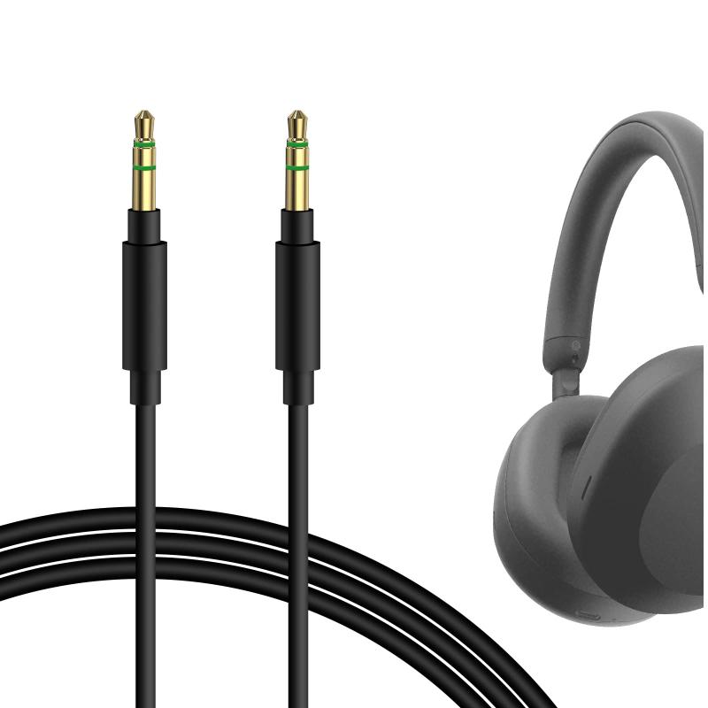 Rakuten - Geekria ケーブル 互換性 オーディオコード ソニー Sony WH-1000XM6 ULT Wear WH-1000XM5 WH-1000XM4 WH-XB910N WH-CH720N ヘッドホンケーブル、3.5mm に適合する 1.2m