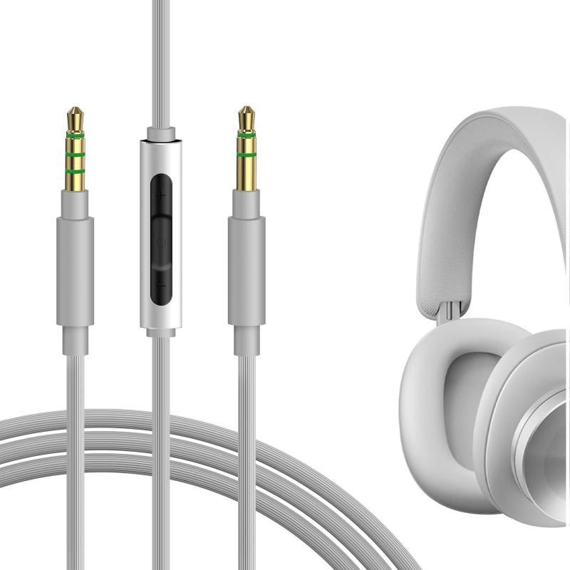 Geekria ケーブル 互換性 オーディオコード Bang &amp; OLUFSENs Portal, HX, H9 3rd Generation, H9i, H8i, H2, H4, H6, H7, H8, H9 ヘッドホンケーブル、3.5mm A