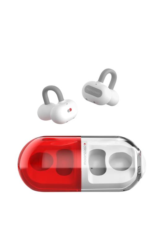 水月雨 Moondrop Pill オープンイヤー型ワイヤレスイヤホン イヤーカフ イヤホン オープンイヤー ワイヤレス Bluetooth 6.0 開放型 耳挟み式 【IPX4防水 / 最大28時間再生 / AIノイズキャンセリング / 1 linears-11312440 LINEAR shop サンプル画像3