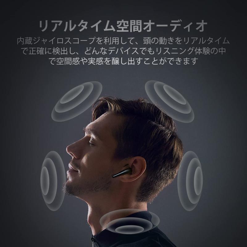 1MORE Aero ワイヤレスイヤホン アクティブノイズキャンセリング 外音取り込みモード Bluetooth 5.2 EQ AAC対応 脱着認識 IPX5防水 カナル型 ワイヤレス充電 通話マイク 自動ペアリング linears-11312938 LINEAR shop サンプル画像3