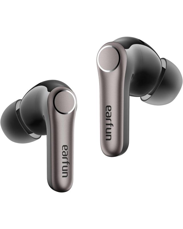 EarFun Air Pro 4+ ワイヤレスイヤホン Bluetooth 6.0/ハイブリッド・デュアルドライバー/業界最小クラスBAドライバー/最先端チップ「QCC3091」aptX Losslessに対応/ハイ