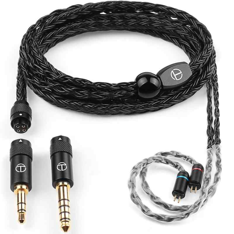 TRN Heiman リケーブル MMCX 2Pin QDC 無酸素銅 銀メッキ線 3.5 mm プラグ バラン...
