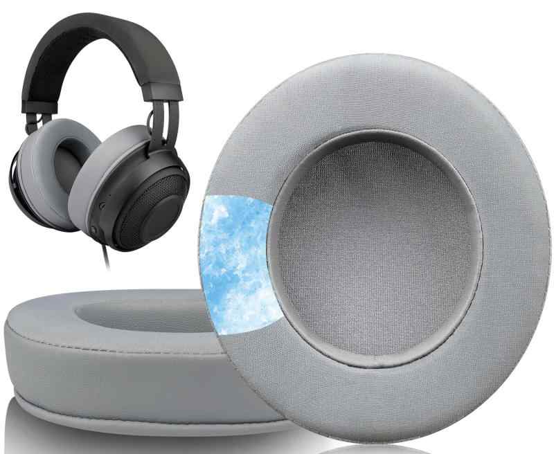 SOULWIT Razer Kraken 2019 イヤーパッド イヤークッション 冷却ジェル耳パッド Razer Kraken Tournament/Kraken Ultimate/Kraken Kitty/Nari 2018/Nari Essenti