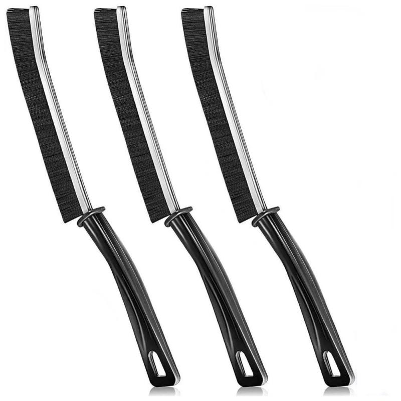 LINEAR shopの3本 J型 ホーム＆キッチン掃除キッチンブラシ 浴室キッチン死角隙間清掃ブラシ多機能 狭い隙間や角にもピッタリフィット｜アングル2