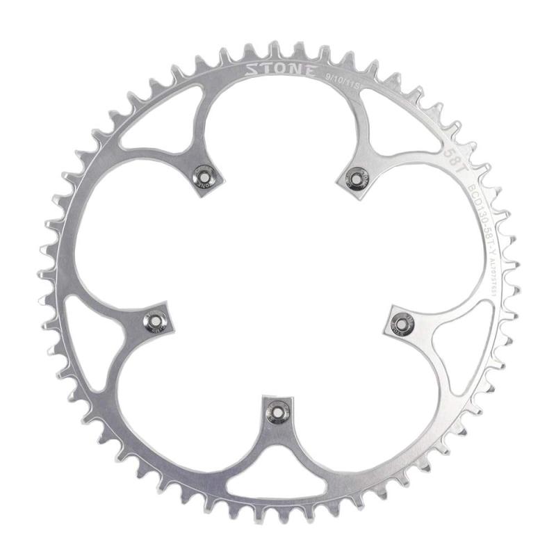Stone 自転車 チェーンリング BCD 130mm 38T 40T 42T 44T 46T 48T 50T 52T 54T 56T 58T 60T チェーン リング 9-11s